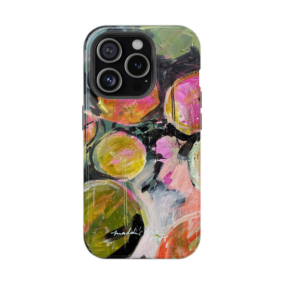 Maddie Grace Art Pink Lilypad MagSafe Tough Cases