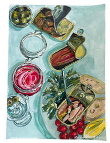  Tinned Fish and a Martini, 22 x30