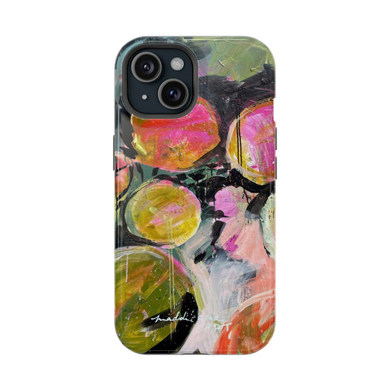 Maddie Grace Art Pink Lilypad MagSafe Tough Cases