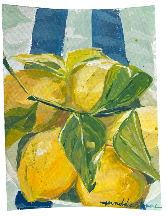 Lemons and Stripes Study