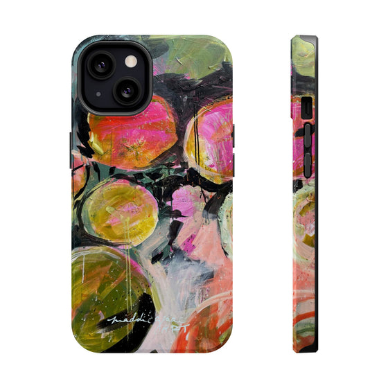 Maddie Grace Art Pink Lilypad MagSafe Tough Cases