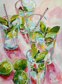  Sippin' Something Pink, 48 x 36"