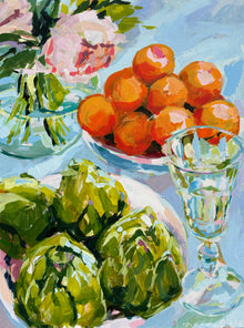  Artichokes and Oranges, 48x36"
