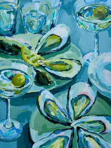 "Olive" Oysters, 48x36"