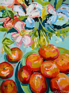  Oranges and Wildflowers, 40x30"
