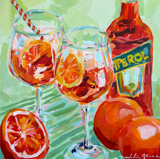 Aperol Spritzes, 24x24