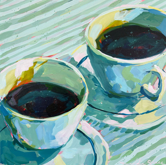 Coffee for Two, 20x20