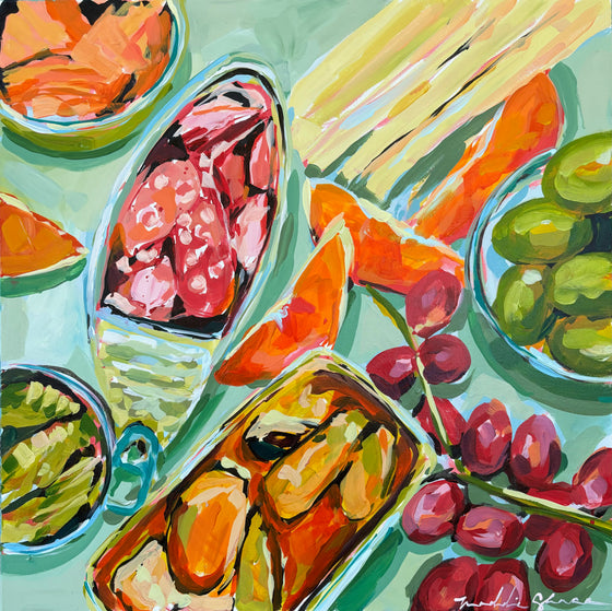 Tin Fish Spread, 24x24