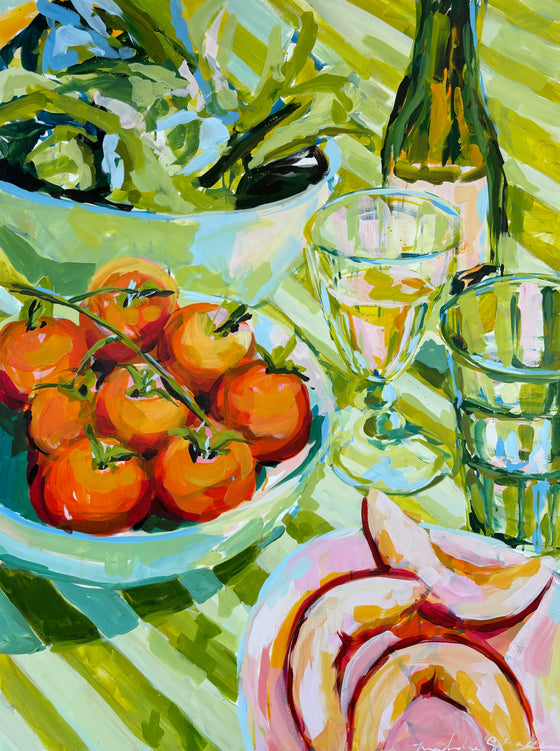 Garden Tablescape, 48x36