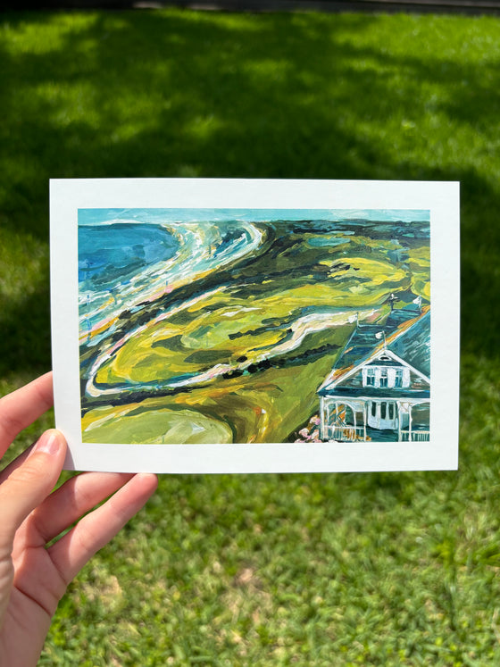 5x7" Golf Course Print