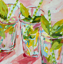  Pink Drinks, 20x20"