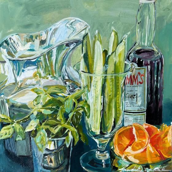 Evening Refreshments, 20 x 20