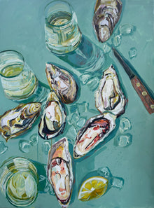  Oysters on Ice, 36 x 48