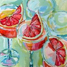  Ruby Red Martinis, 36x36”