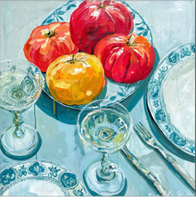  Tomato Tablescape, 30 x30